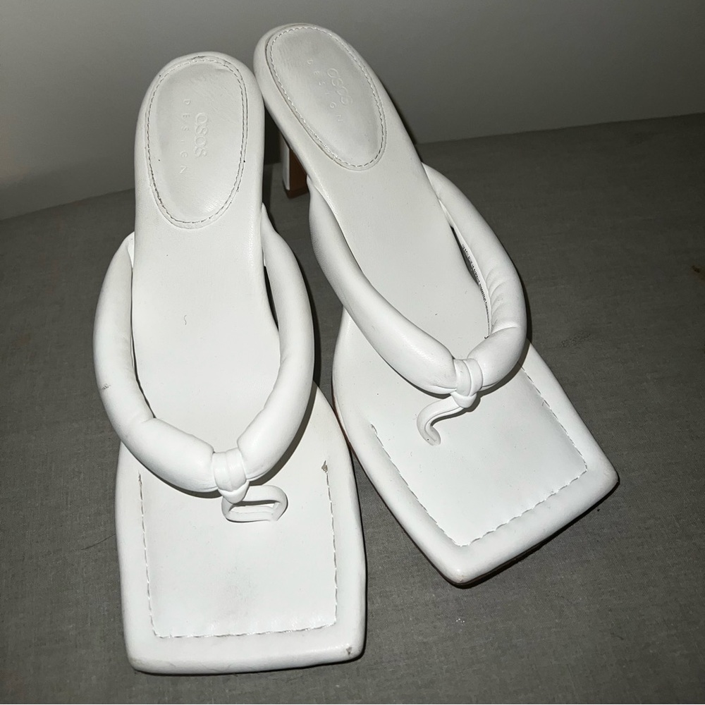 ASOS White Mules - Picture 3 of 4
